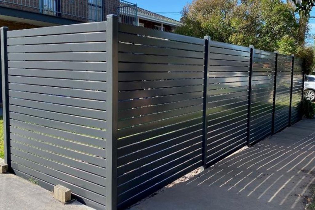 aluminium slat fences brisbane gold coast sunshine coast