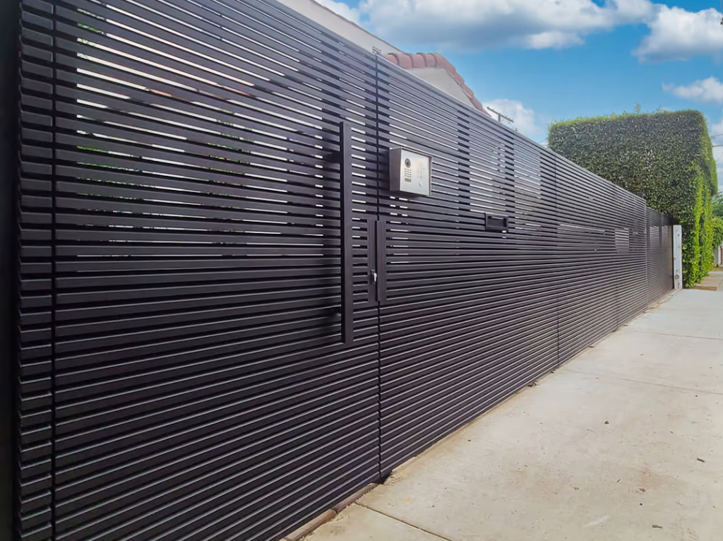 aluminium slat fencing